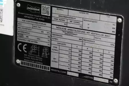 Elektro čtyřkolový VZV 2021  Doosan B30X-7 (4)