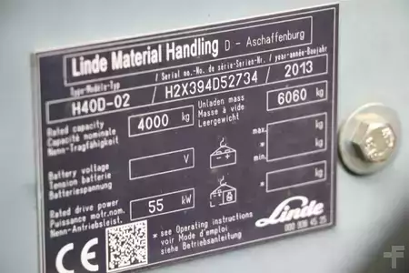Empilhador diesel 2013  Linde H40D-02 (4)