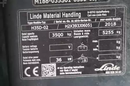 Dieselový VZV 2018  Linde H35D-02 (4)