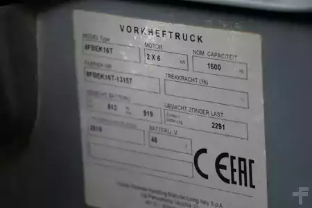 Eléctrico - 3 rodas 2019  Toyota 8FBEK16T (4)