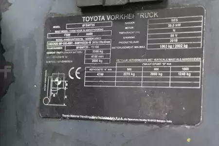 Chariots électriques à 4 roues 2019  Toyota 8FBMT25 (4)