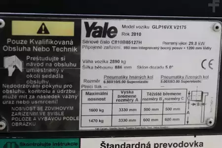 Wózki gazowe 2010  Yale GLP16VX (4)