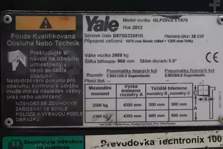 Gas truck 2012  Yale GLP25VX (4)