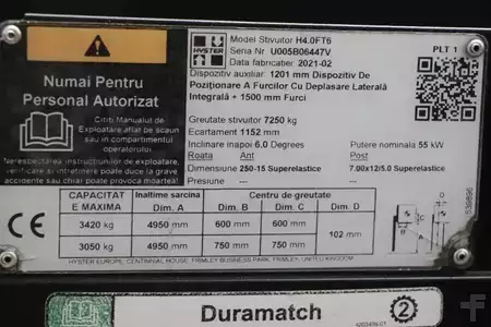 Empilhador diesel 2021  Hyster H4.0FT6 (4)