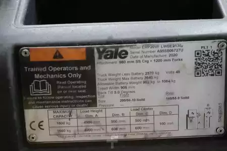 Elektro čtyřkolový VZV 2020  Yale ERP20VF (4)
