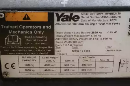 Sähkö - 4 pyör 2020  Yale ERP20VF (4)