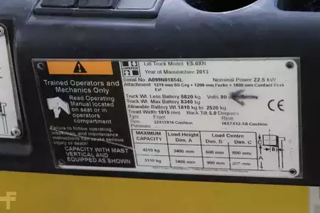 4-wiel elektrische heftrucks 2013  Hyster E5.0XN (4)