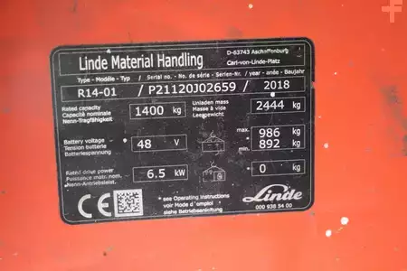 Reach Truck 2019  Linde R12B-01 (4)