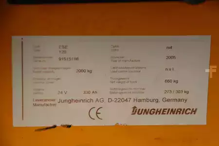 Horisontal ordreplukker 2005  Jungheinrich ESE 120 (3)