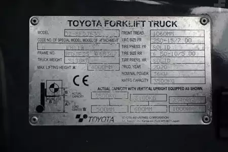 Diesel heftrucks 2020  Toyota 02-8FDJF35 (4)