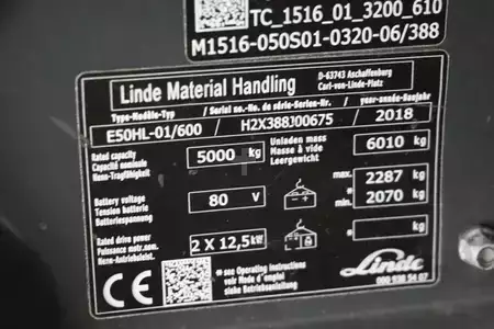 Sähkö - 4 pyör 2018  Linde E50HL-01/600 (4)