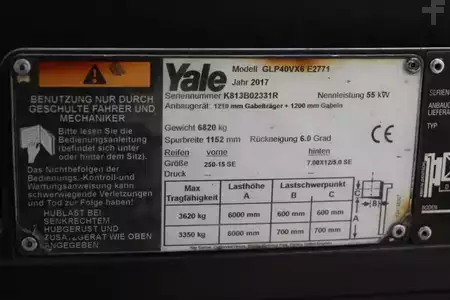 LPG heftrucks 2017  Yale GLP40VX6 (2)