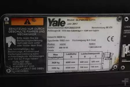 Wózki gazowe 2017  Yale GLP40VX6 (4)