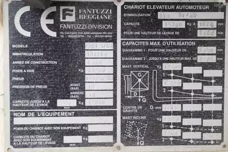 Wózki widłowe diesel 2002  Fantuzzi FDC 150/1200 (2)