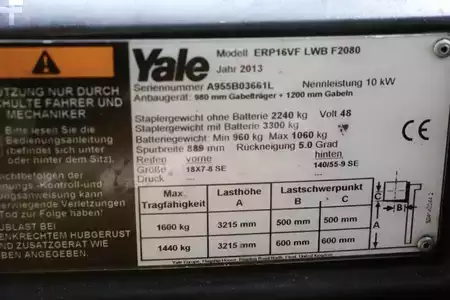 Elektrisk- 4 hjul 2013  Yale ERP16VF (4)
