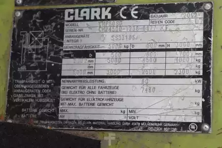 Empilhador diesel 2002  Clark CMP50SD (4)