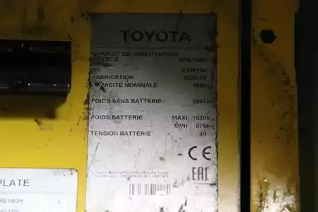 Schubmaststapler 2020  Toyota RRE160H (4)