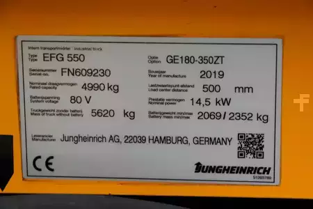 Elektro 4 Rad 2019  Jungheinrich EFG 550 (4)