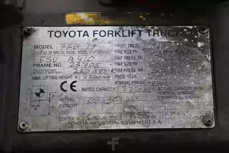 Chariots électriques à 4 roues 2009  Toyota 7FB18 (4)