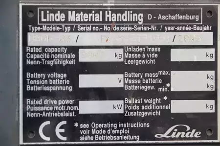Empilhador diesel 2006  Linde H80D-03 (2)