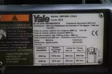 Carrelli elettrici 4 ruote 2018  Yale ERP35VL (4)