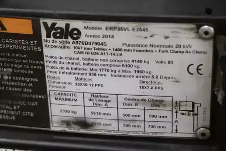 Carrelli elettrici 4 ruote 2018  Yale ERP35VL (4)