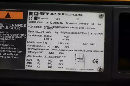 Nestekaasutrukki 1998  Hyster H3.20XML (4)