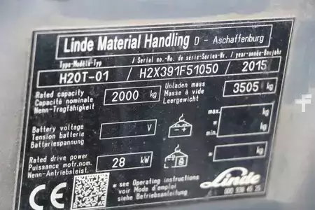 Gas truck 2015  Linde H20T-01 (2)