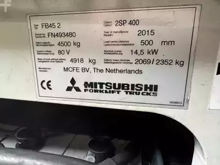 Electric - 4 wheels 2015  Mitsubishi FB45 2 (4)