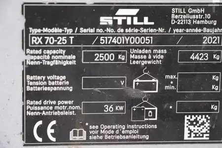 Gas truck 2021  Still RX70-25T (2)