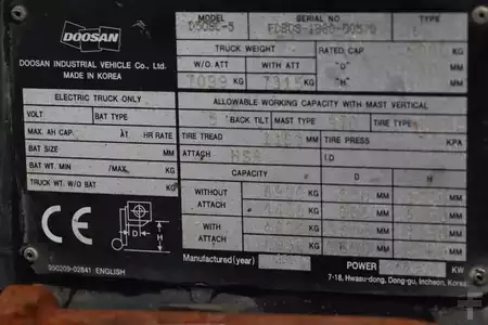 Wózki widłowe diesel 2013  Doosan D50SC-5 (4)