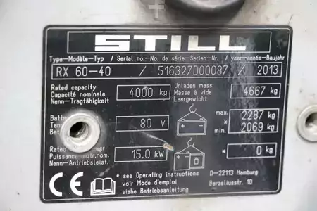 Elektryczne 4-kołowe 2013  Still RX60-40 (2)