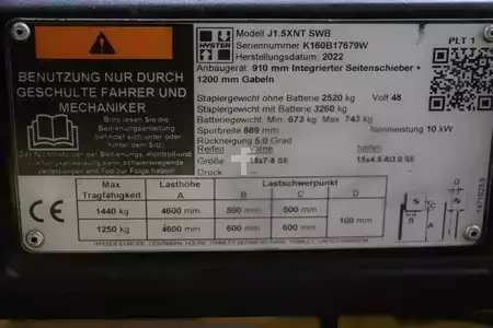 Eléctrica de 3 ruedas 2022  Hyster J1.5XNT (3)