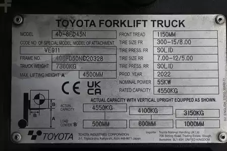 Diesel Forklifts 2022  Toyota 40-8FD45N (4)