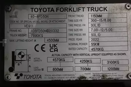 Diesel Forklifts 2022  Toyota 40-8FD50N (4)