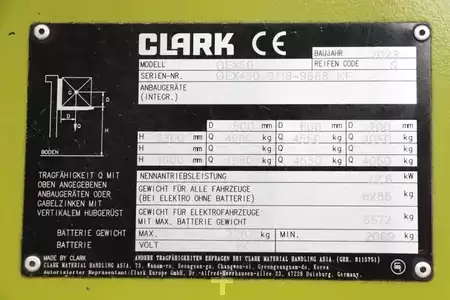 Elektro čtyřkolový VZV 2023  Clark GEX50 (4)