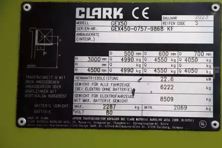 Elektro čtyřkolový VZV 2023  Clark GEX50 (4)
