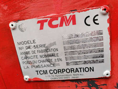 Diesel gaffeltruck 2012  TCM FD50T2 (10)