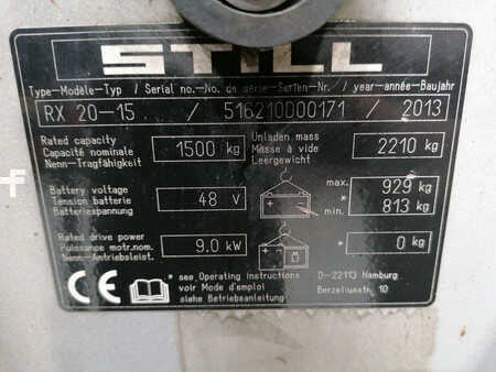 Carrelli elettrici 3 ruote 2013  Still RX20-15 (12)