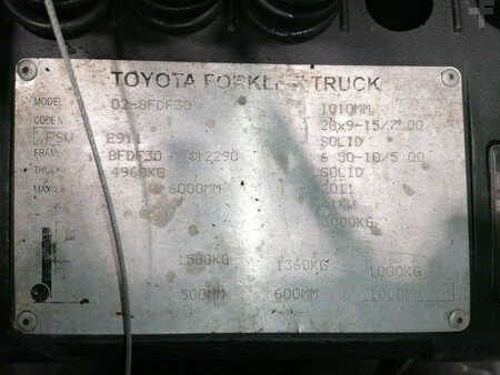 Wózki widłowe diesel 2011  Toyota 02-8FDF30 (12)