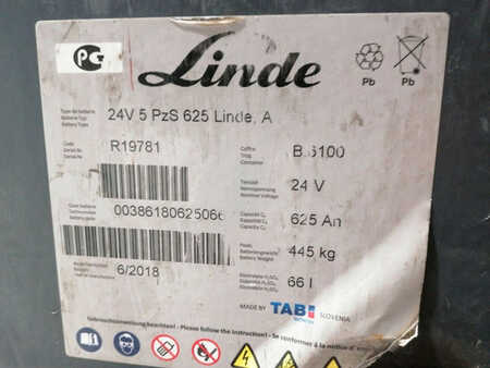 3-wiel elektrische heftrucks 2018  Linde E12-02 (10)