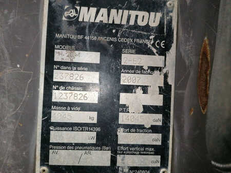 Ruw terrein heftrucks 2007  Manitou MH20-4T (10)