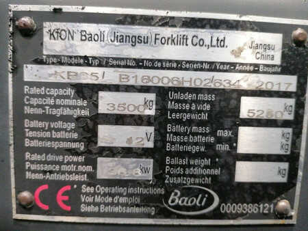 Diesel truck 2017  Baoli KB35 (11)