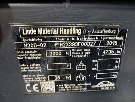 Dieselový VZV 2015  Linde H30D-02 (11)