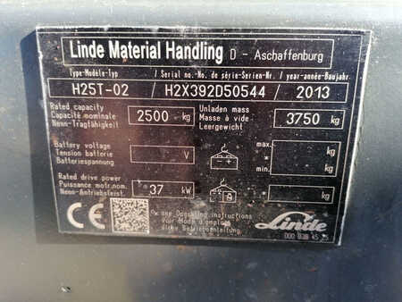 Gas truck 2013  Linde H25T-02 (7) 