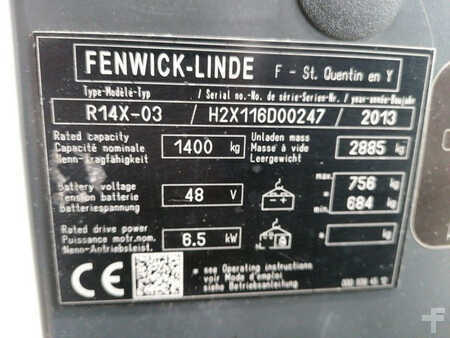 Skjutstativtruck 2013  Linde R14X-03 (10)