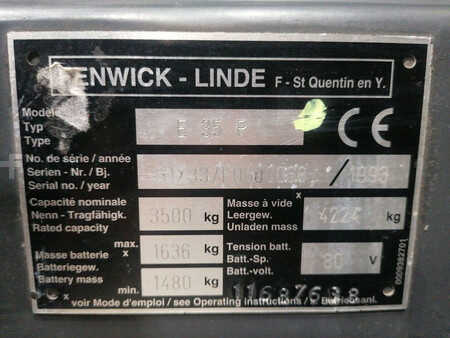 Elektromos 4 kerekű 1993  Linde E35P (12)