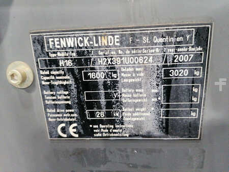 Dieselový VZV 2007  Linde H16D (10)