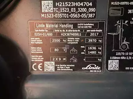 Elektromos 4 kerekű 2017  Linde E25H-01/600 (11)