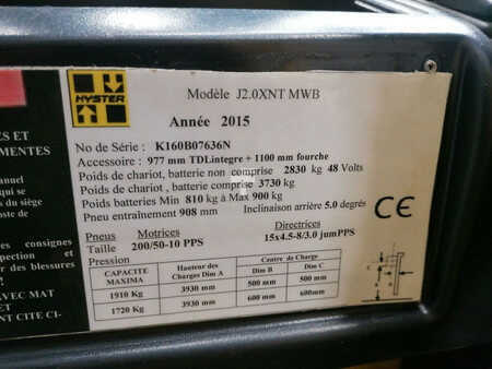 Elektro 3 Rad 2015  Hyster J2.0XNT-640 (12)